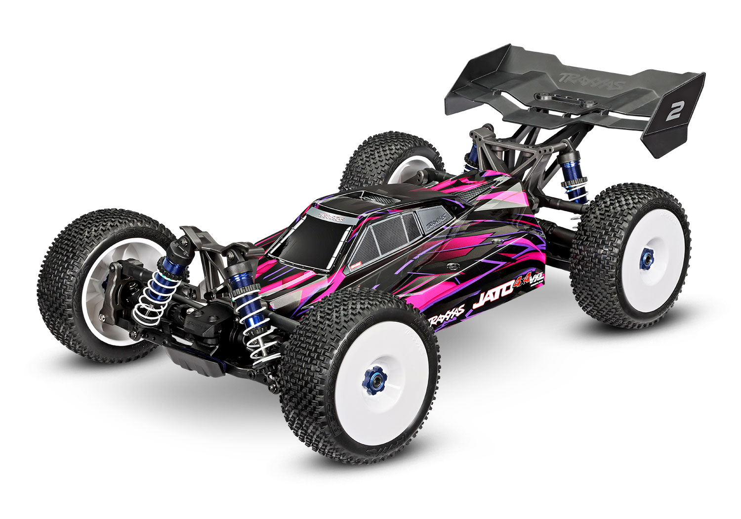 Traxxas JATO 4x4 VXL 4S Brushless Buggy pink HD-Teile RTR 90386-4