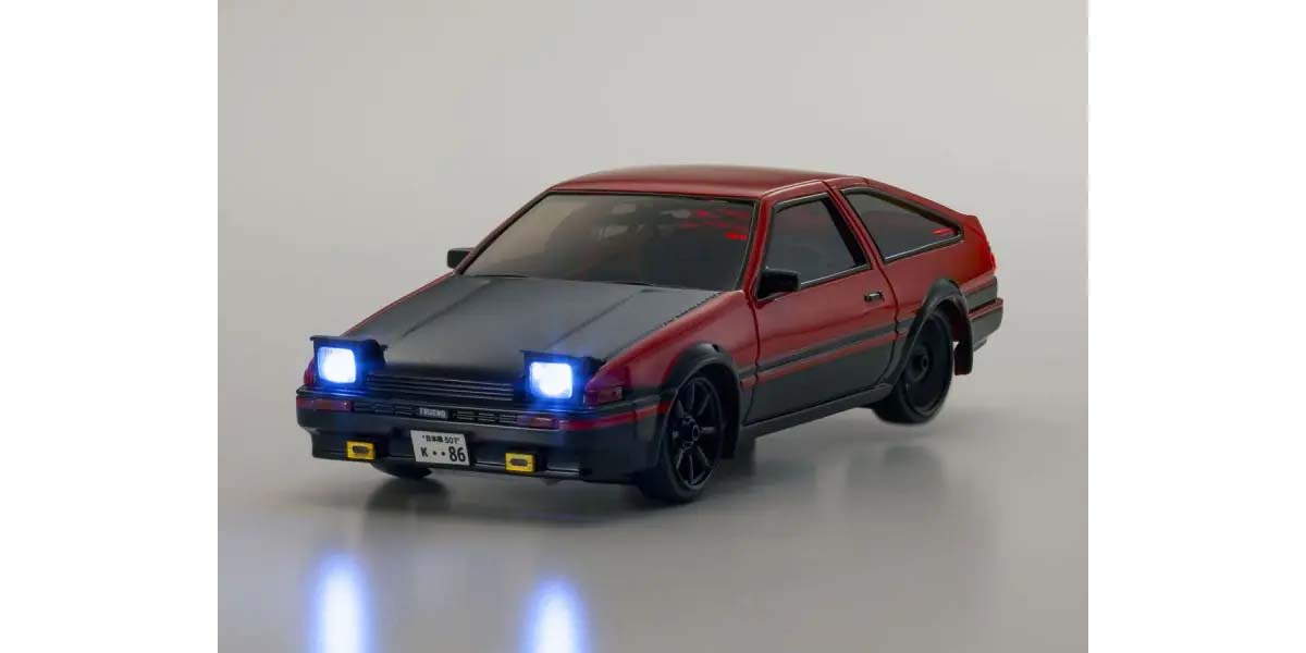 Kyosho First Mini-Z 1:28 Toyota Sprinter Trueno AE86 RD/BK 66613A