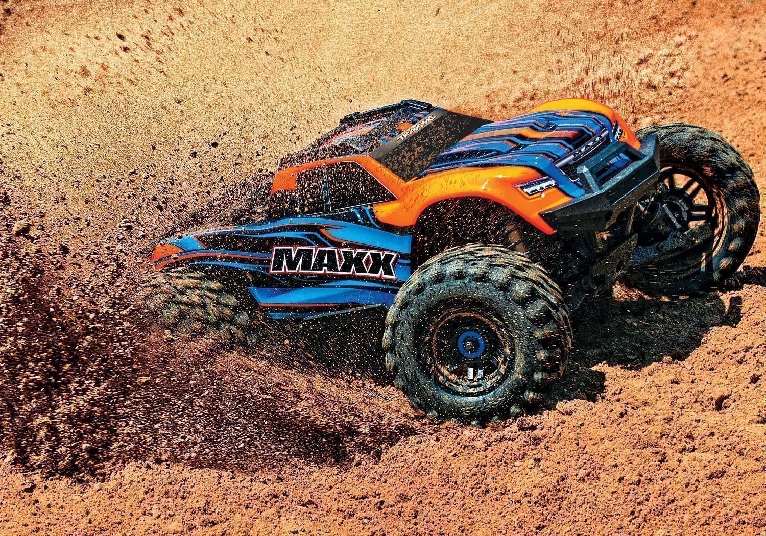Traxxas Wide MAXX 4x4 Orange RTR VXL-4S Brushless Monstertruck ohne Akku/Lader 89086-4 - Abbildung 12